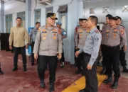 Kapolres Aceh Tamiang Tinjau Keamanan Lapas Kelas II B Kuala Simpang