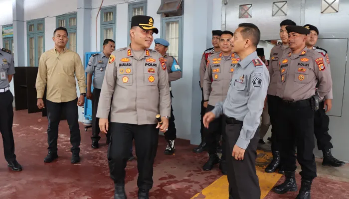 Kapolres Aceh Tamiang Tinjau Keamanan Lapas Kelas II B Kuala Simpang