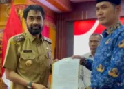 Muzakir Manaf melantik M. Nasir Syamaun sebagai Plt Sekda Aceh