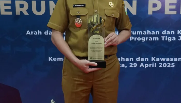 Pemerintah Aceh Terima Apresiasi Nasional atas Dukungan Program 3 Juta Rumah