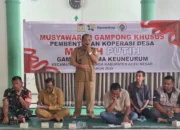 Pemerintah Gampong Rima Keunurom Gelar Musyawarah Pembentukan Koperasi Merah Putih