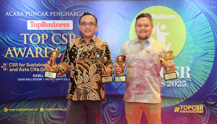 PT SBA Terima Penghargaan TOP CSR