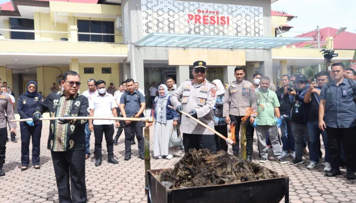 Kapolda Aceh Pimpin Pemusnahan 25 Kg Kokain, 108 Kg Sabu, dan 640 Kg Ganja