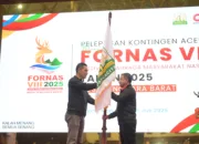 Plt Sekda Lepas Kontingen FORNAS 2025 ke NTB, Bawa Misi Budaya dan Sportivitas