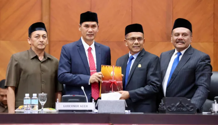 Plt Sekda Sampaikan Raqan RPJMA 2025-2029 di Rapat Paripurna DPRA
