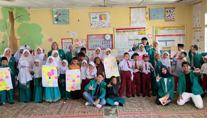 Mahasiswa USK Laksanakan KKN Tematik Literasi di Kampung Simpang Teritit Bener Meriah