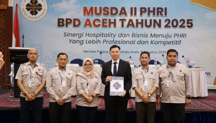 Andre Leo Terpilih Jadi Ketua PHRI BPD Provinsi Aceh Periode 2025–2030