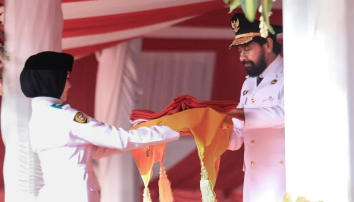 Gubernur Aceh Pimpin Upacara HUT ke-80 RI di Blang Padang