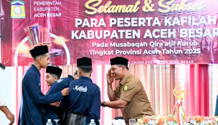 Syech Muharram Lepas Kafilah Aceh Besar Ke Ajang MQ