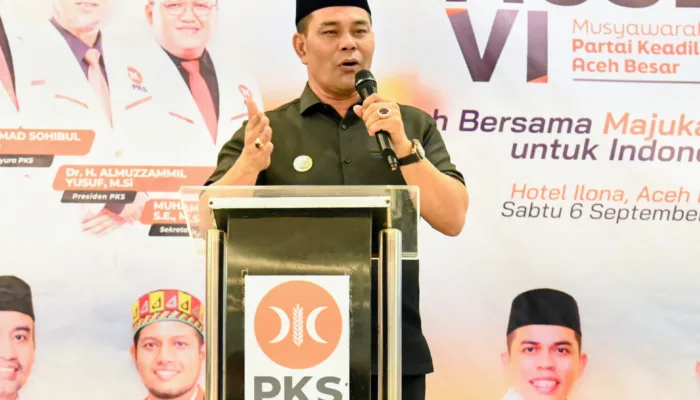 Bupati Aceh Besar Muharram Hadiri Musda VI PKS Aceh Besar