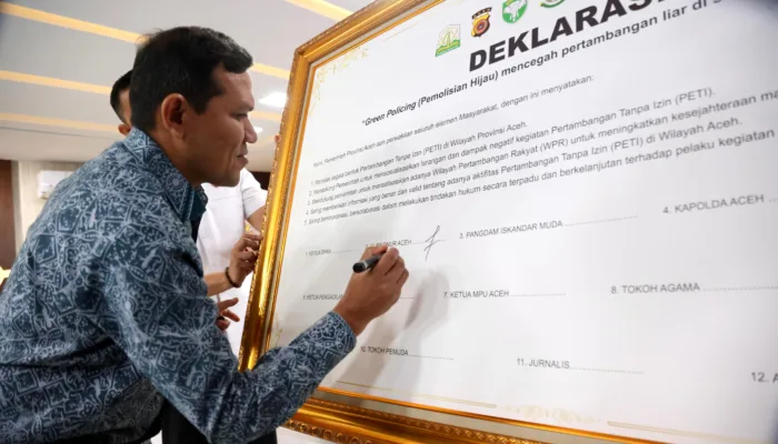 Wagub Aceh: Green Policing Tonggak Penting Mencegah Tambang Liar