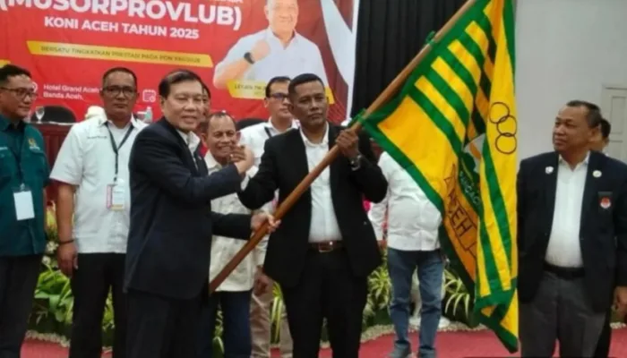 Pon Yaya Terpilih Aklamasi Pimpin KONI Aceh Periode 2025–2029