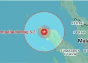 Gempa 5,3 SR Guncang Pidie, Getarannya Terasa hingga Banda Aceh dan Malaysia