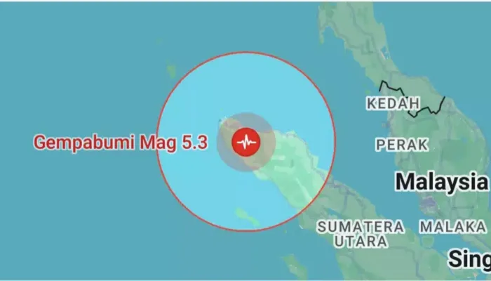 Gempa 5,3 SR Guncang Pidie, Getarannya Terasa hingga Banda Aceh dan Malaysia