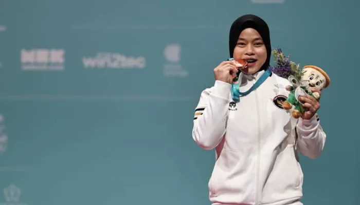 ‎Atlet Angkat Besi Asal Aceh Sumbang Perunggu di Kejuaraan Internasional Arab Saudi