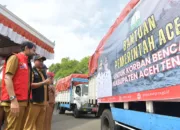 Mualem Salurkan Bantuan Kesiapsiagaan Bencana ke 10 Kabupaten