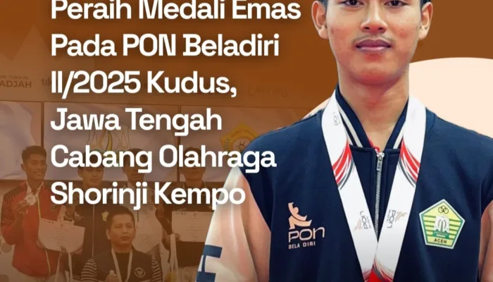 Dari Bener Meriah ke Puncak Podium, Faisal Hakim Ukir Prestasi Emas Kempo