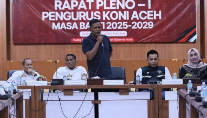 Pon Yaya Tegaskan Profesionalitas Pengurus KONI Aceh 2025-2029