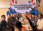 Ditbinmas Polda Aceh Sosialisasikan Penanganan Masalah Masyarakat kepada Perangkat Gampong dan Linmas Kampung Baru