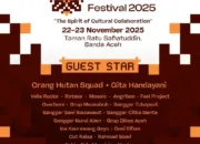 Disbudpar Aceh akan menyelenggarakan Aceh Festival 2025 pada 22–23 November di Taman Sulthanah Safiatuddin