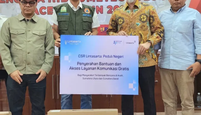 Lintasarta Salurkan Dukungan Digital dan Bantuan Kemanusiaan ke Wilayah Terdampak Bencana di Sumatera