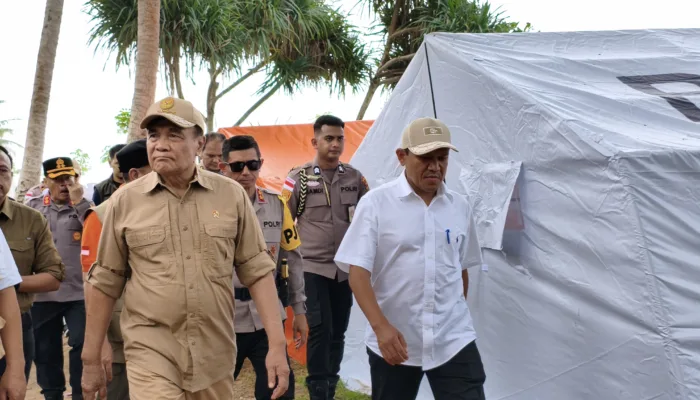 Wagub Fadhlullah Dan Menko Polkam RI Tinjau Kesiapan Pembangunan Huntap di Aceh Utara