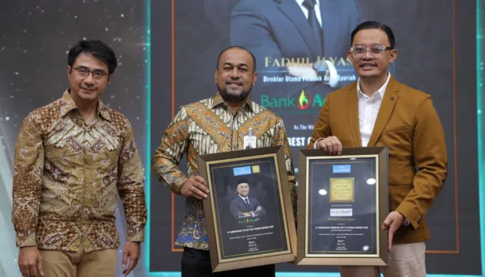 Bank Aceh Raih Top Sharia Regional Bank di Indonesia 20 Syariah Awards 2026, Fadhil Ilyas Dinobatkan Best CEO