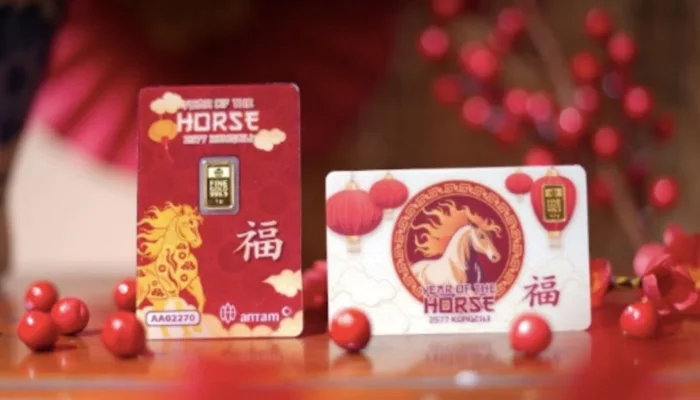 ANTAM Luncurkan Emas Batangan Tematik Imlek