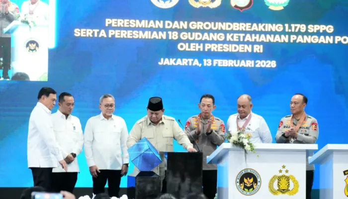Presiden Prabowo Resmikan Gudang Ketahanan Pangan Polda Aceh Berkapasitas 1.000 Ton