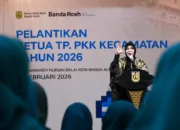 Tujuh Ketua TP-PKK Kecamatan Banda Aceh Resmi Dilantik