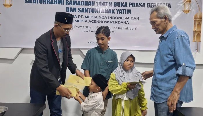Silaturahmi Ramadan, NOA.co.id dan Acehnow.com Gelar Buka Puasa Bersama dan Santuni Anak Yatim