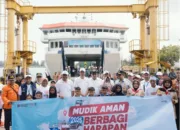 Kadishub Aceh Dampingi Sekda Lepas Pemudik Gratis ASDP Tujuan Sabang
