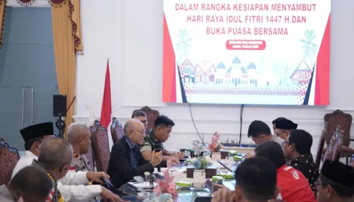 Wali Nanggroe Pimpin Rakor Forkopimda Aceh Bahas Kesiapan Idul Fitri 1447 H