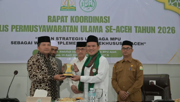 Wagub Aceh Buka Rakor MPU se-Aceh 2026