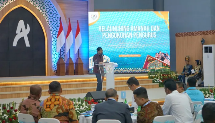 Gubernur Aceh Hadiri Relaunching AMANAH, Dorong Peran Strategis Generasi Muda
