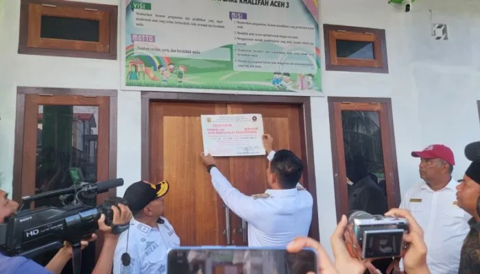 Pemko Banda Aceh Segel Permanen Baby Preneur Daycare Terkait Kasus Penganiayaan Bayi