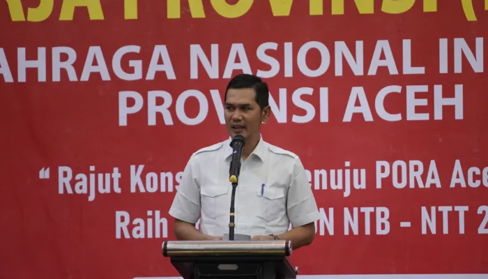 Sekda Buka Rakerprov KONI Aceh 2026, Tekankan Pembinaan Atlet Berkelanjutan