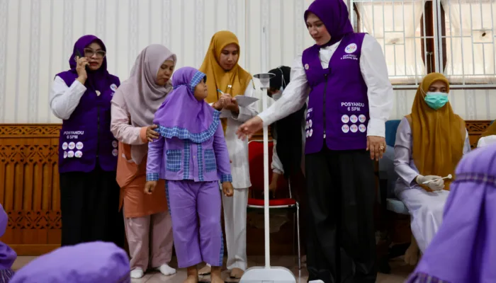 TP PKK Aceh Gelar Skrining Kesehatan Siswa PAUD Permata Hati