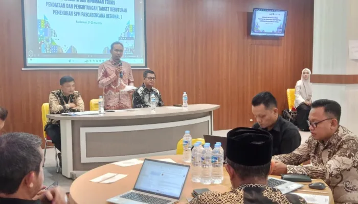 Pemerintah Aceh Gelar Lokakarya dan Bimtek Pendataan SPM Pascabencana di Lhokseumawe