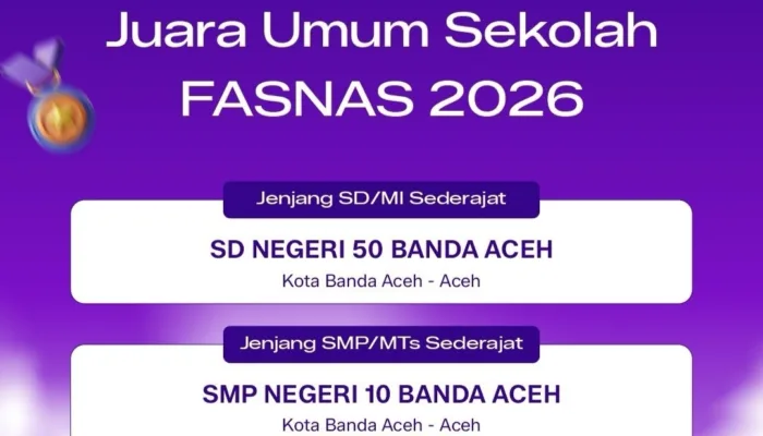 Wakil Ketua DPRK Banda Aceh Musriadi: Prestasi SMPN 10 Bukti Anak Banda Aceh Mampu Bersaing di Tingkat Nasional