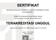Program Studi S1 Manajemen Universitas Bumi Persada Raih Akreditasi Unggul dari LAMEMBA