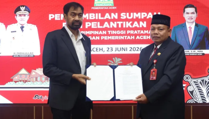Gubernur Aceh Lantik Dr. Misran Fuadi sebagai Kepala Dinas Syariat Islam Aceh