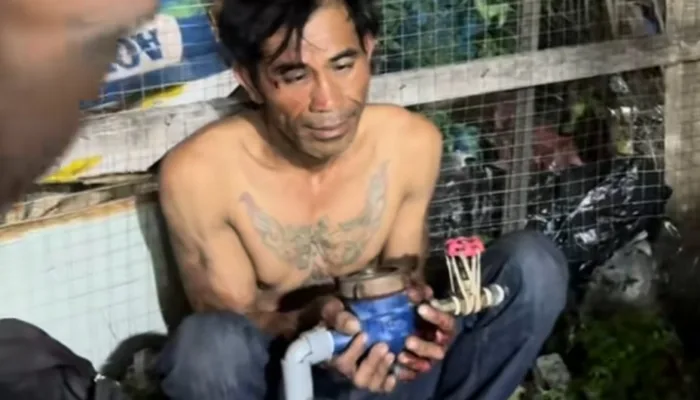 Keuchik Kampung Baru dan Tim Pageu Gampong Amankan Pencuri Kabel Listrik dan Meteran PDAM