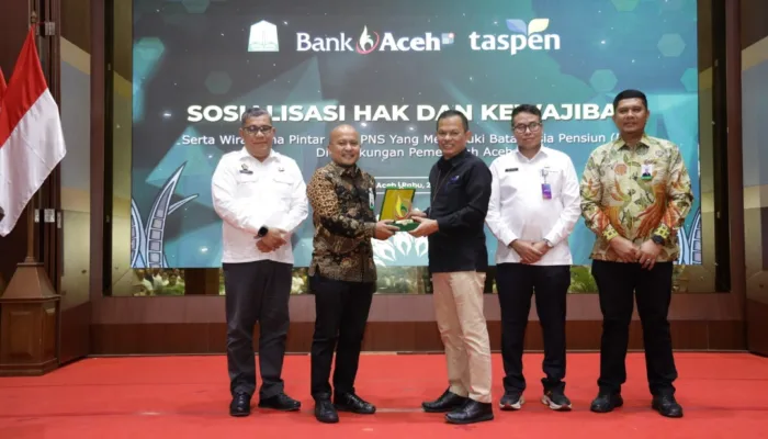 Bank Aceh dan Taspen Gelar Sosialisasi Hak dan Kewajiban serta Wirausaha Pintar bagi PNS Menjelang Pensiun