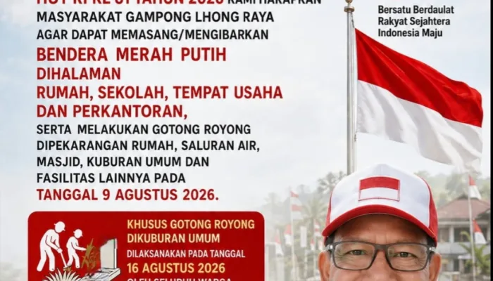Gampong Lhong Raya Gelar Berbagai Lomba Semarak HUT RI ke-81
