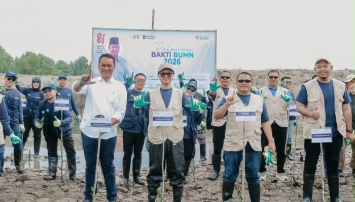 Pulihkan Pesisir Aceh Tamiang, BSI Dan Relawan Bakti BUMN Tanam 15.000 Mangrove