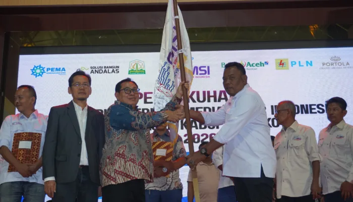 Sah, Tgk Jambe Nakhodai SMSI Aceh Utara