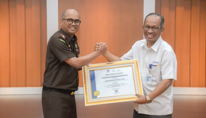 Kejati Aceh Raih Peringkat 1 UAPPA-W Terbaik Lingkup Kanwil DJPB Aceh Tahun 2025