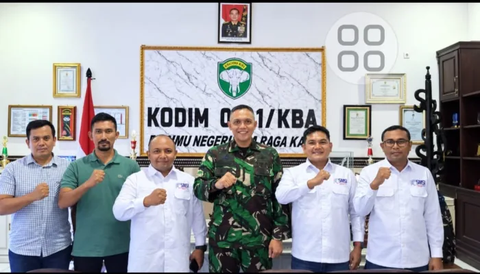 SMSI Aceh Besar Audiensi dengan Dandim 0101/KBA, Siap Perkuat Sinergi dan Sebarluaskan Informasi Positif