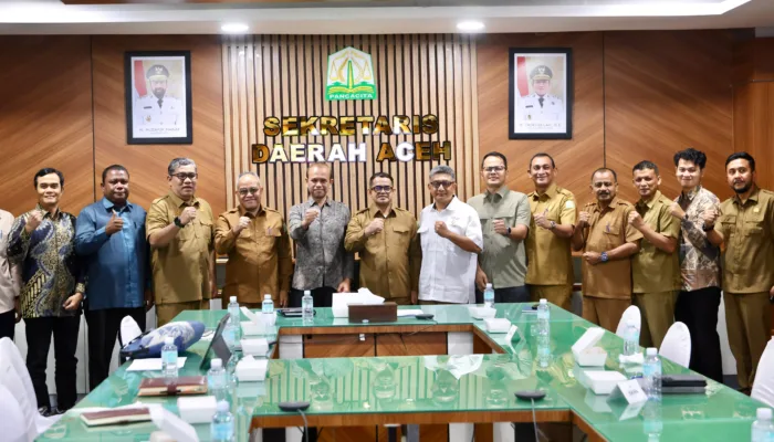 Plt Sekda Aceh Terima Audiensi Terkait Pengembangan KEK Arun